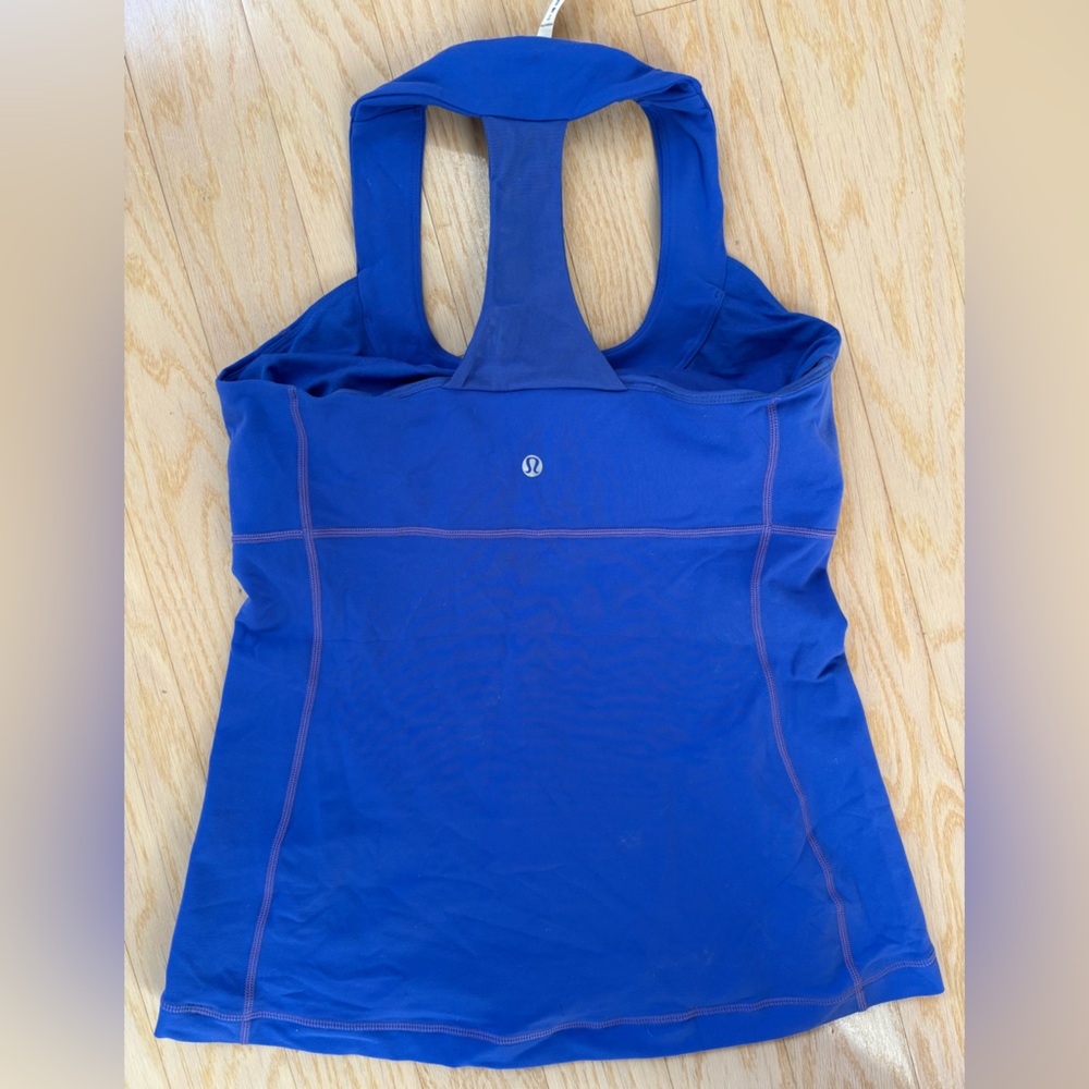 Lululemon Blue Racerback Tank - Picture 2 of 5